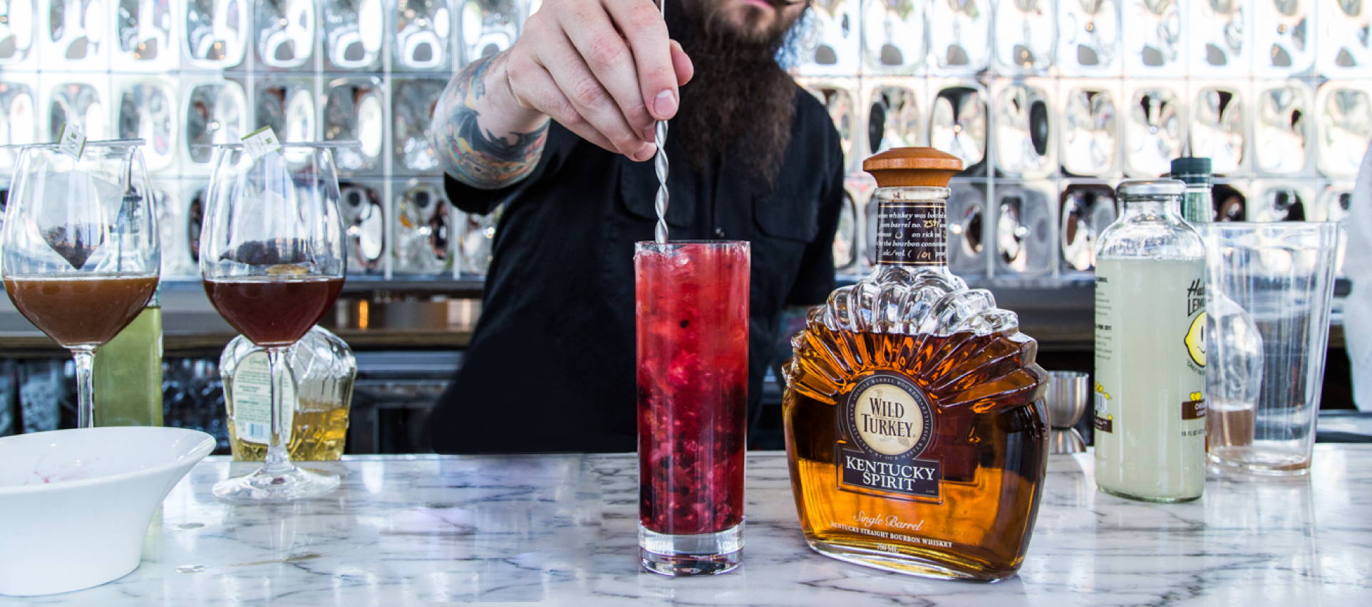 Mixed Berry Iced Tea Whiskey Cocktail Mixology Recipe