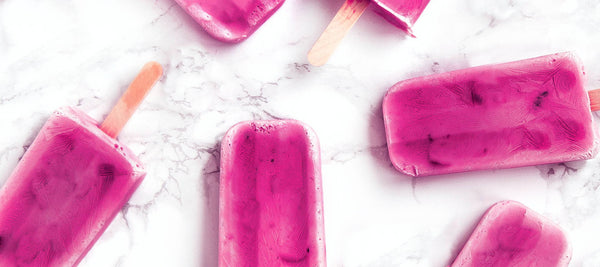 refreshingly healthy summer popsicles with fresh strawberries and beets 