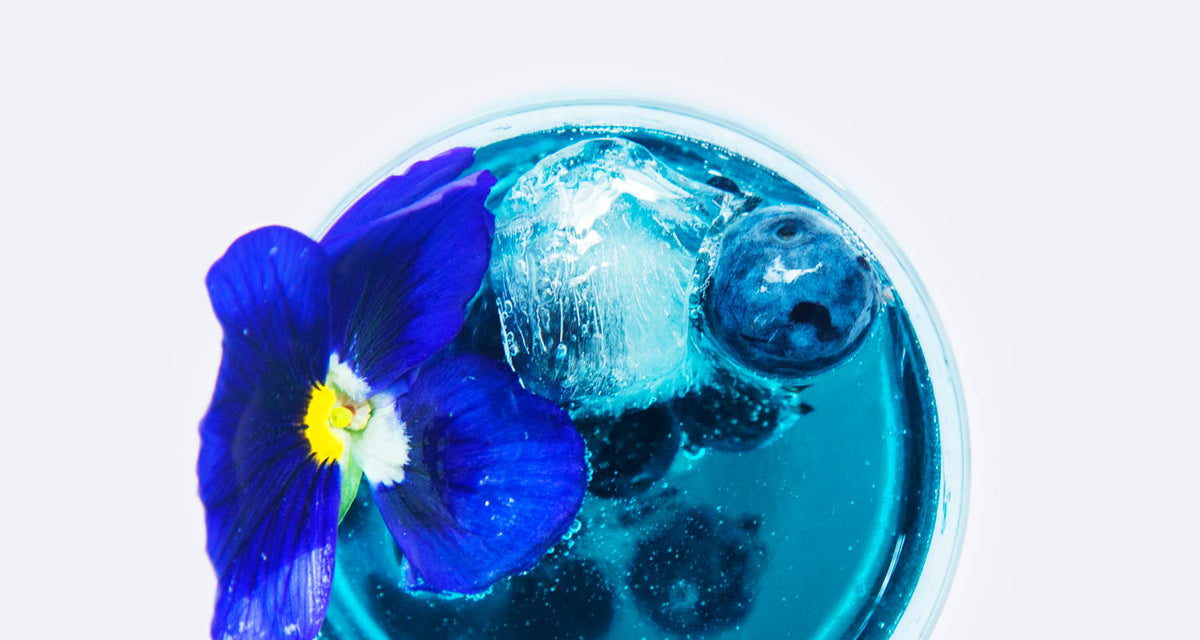 English Breakfast Tea Blue Gin Cocktail | TEALEAVES