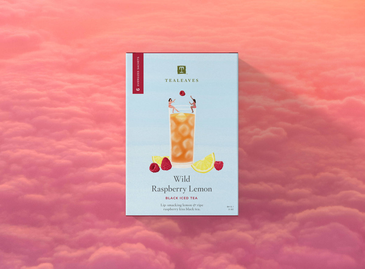 Wild Raspberry Lemon Iced Tea Bags | TEALEAVES