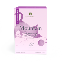 Mountain Berry Herbal Tea Bags - Home Compostable from TEALEAVES