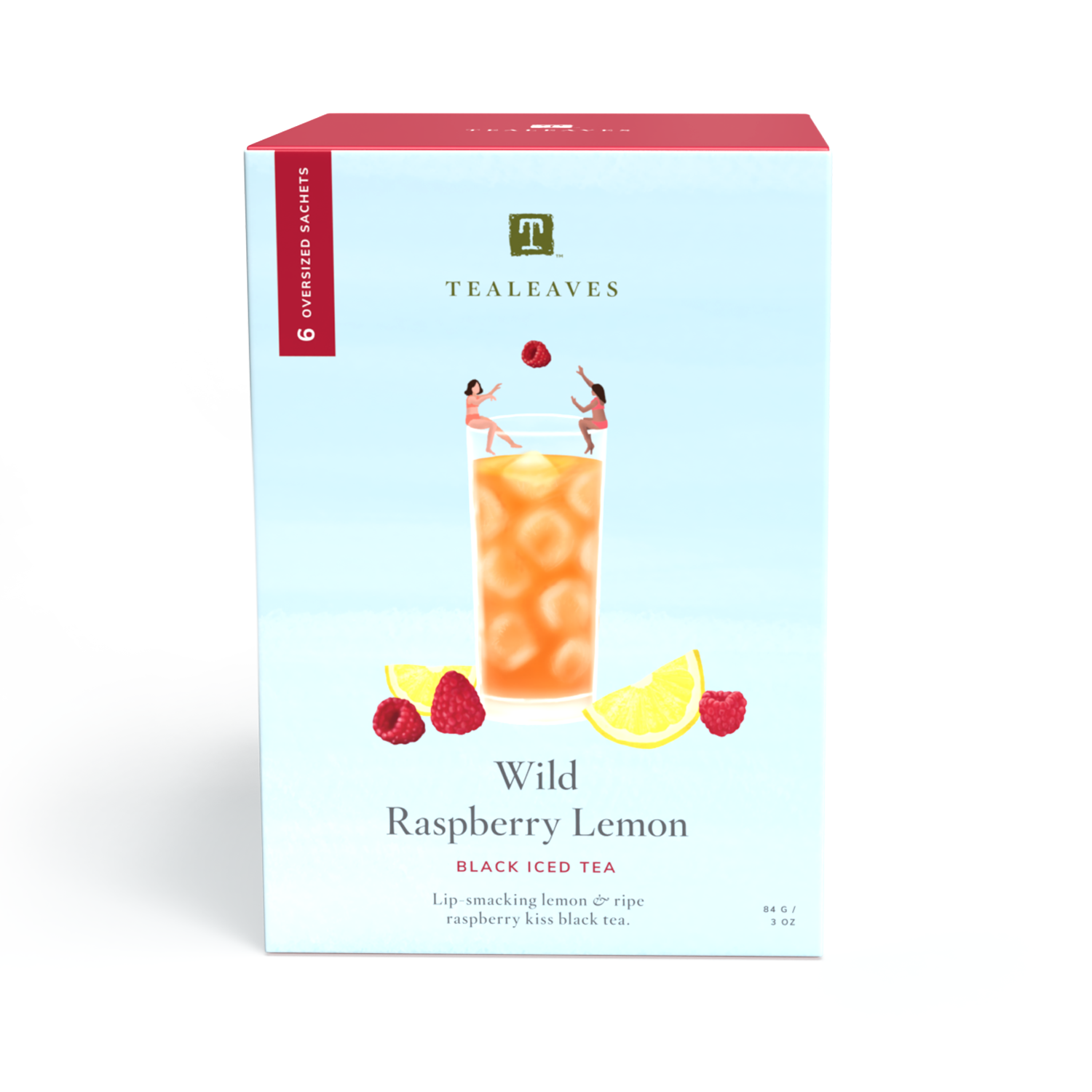 Wild Raspberry Lemon Iced Tea Bags | TEALEAVES