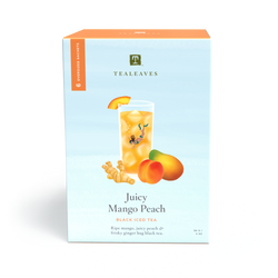 Juicy Mango Peach Iced Tea Bags from TEALEAVES