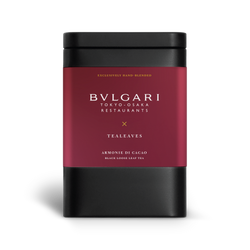 BVLGARI Armonie di Cacao Black Loose Leaf Tea from TEALEAVES. Black Loose Leaf Tea. Premium Black tea. Luxury Tea.