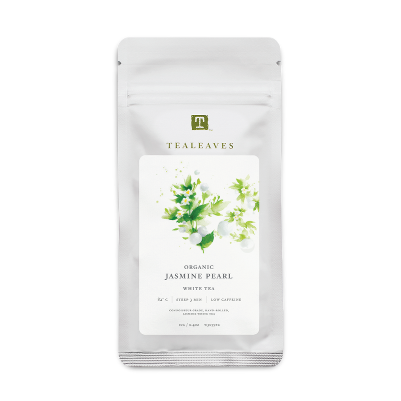 Organic Jasmine Pearl Tea - White Jasmine Loose Leaf Tea from TEALEAVES