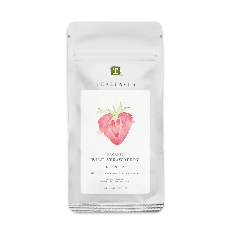 Organic Loose Leaf Strawberry Green Tea