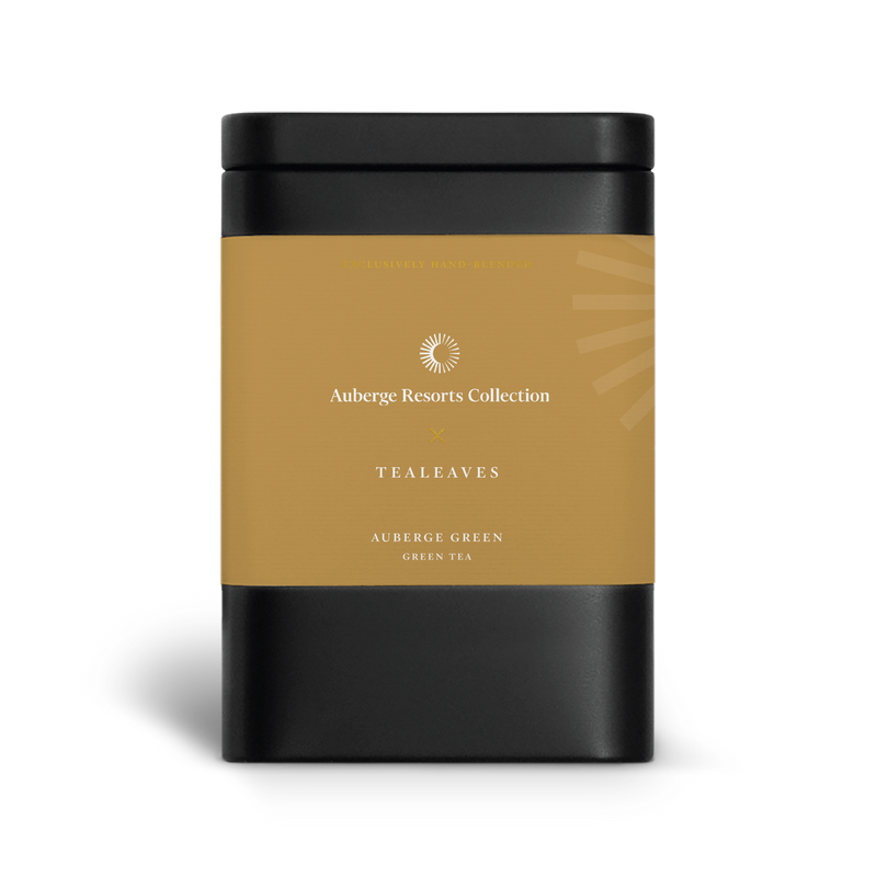 Auberge Green Loose Leaf Tea for the Auberge Resorts Collection. Premium Green Tea. Premium Loose Leaf Tea.