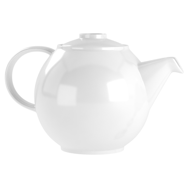 Fine Bone China White Teapot